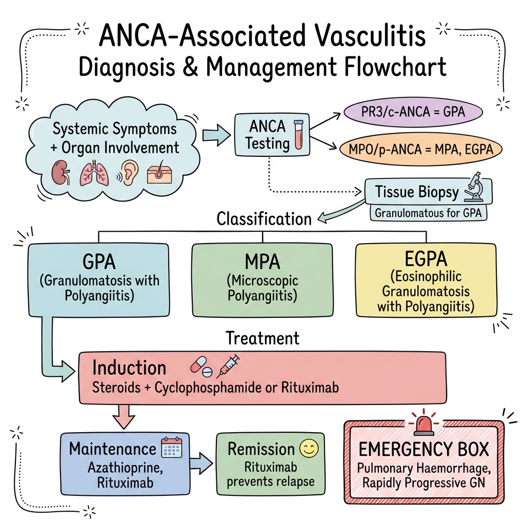 ANCA Vasculitis Algorithm