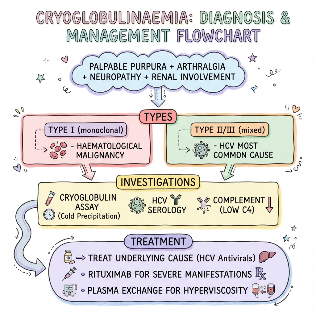 Cryoglobulinaemia Algorithm