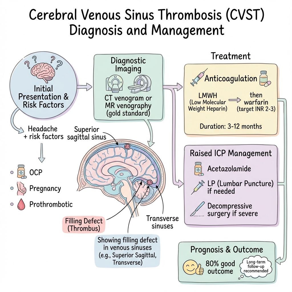CVST Management Algorithm