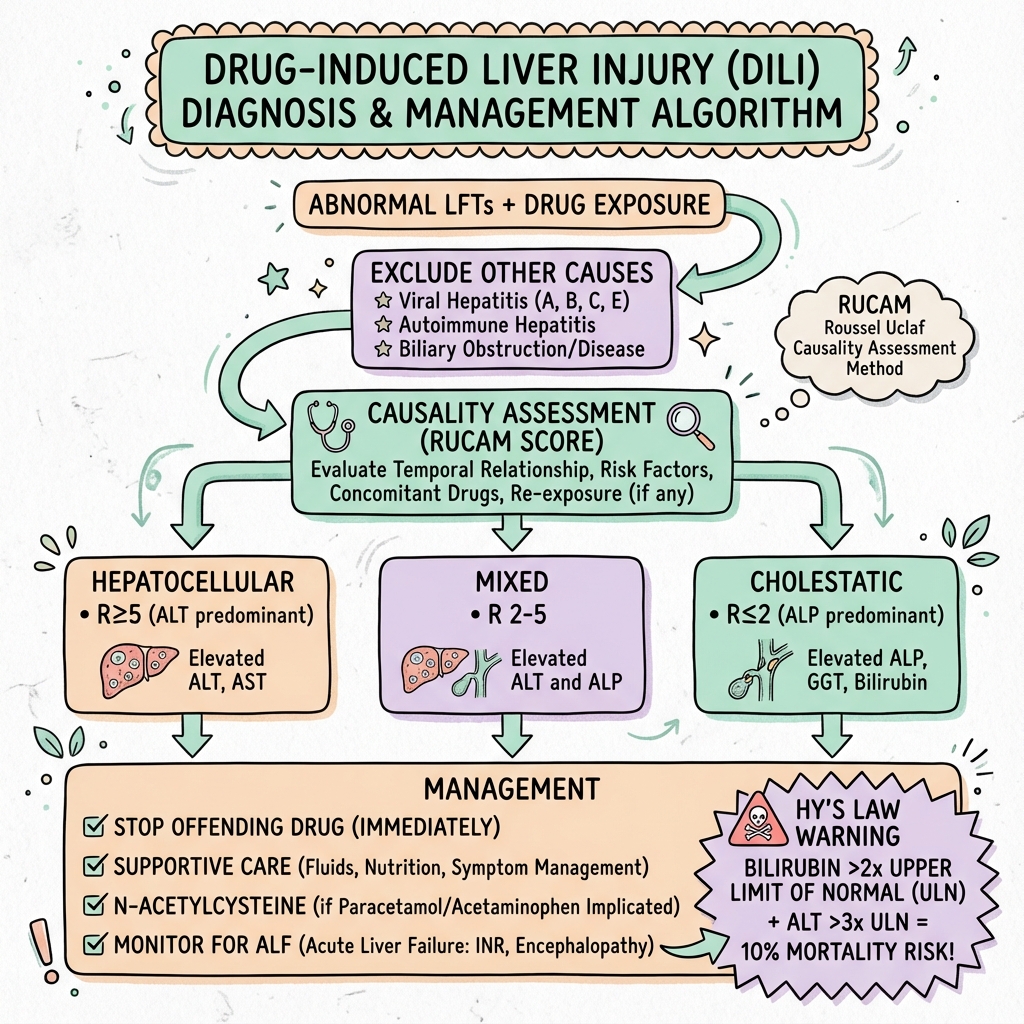 DILI Management Algorithm